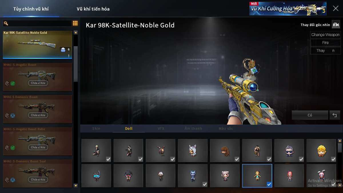 shop acc cf uy tin gia re